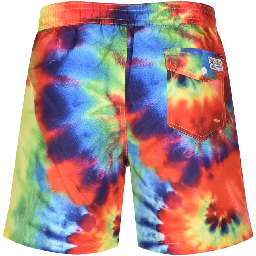 Alternative Image for ProductRalph Lauren Traveller Tie Dye Swim Shorts Red2